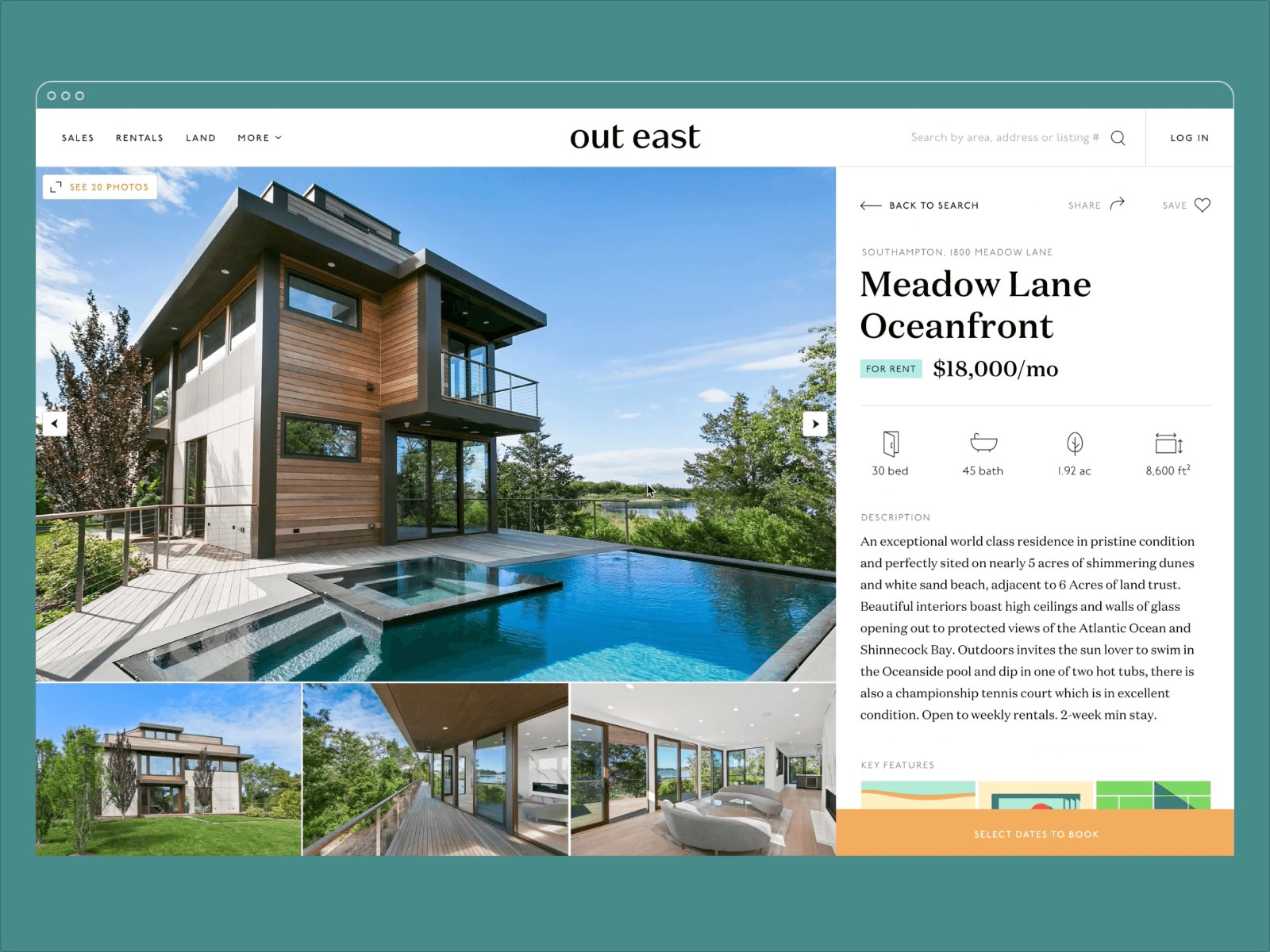 Out East homepage